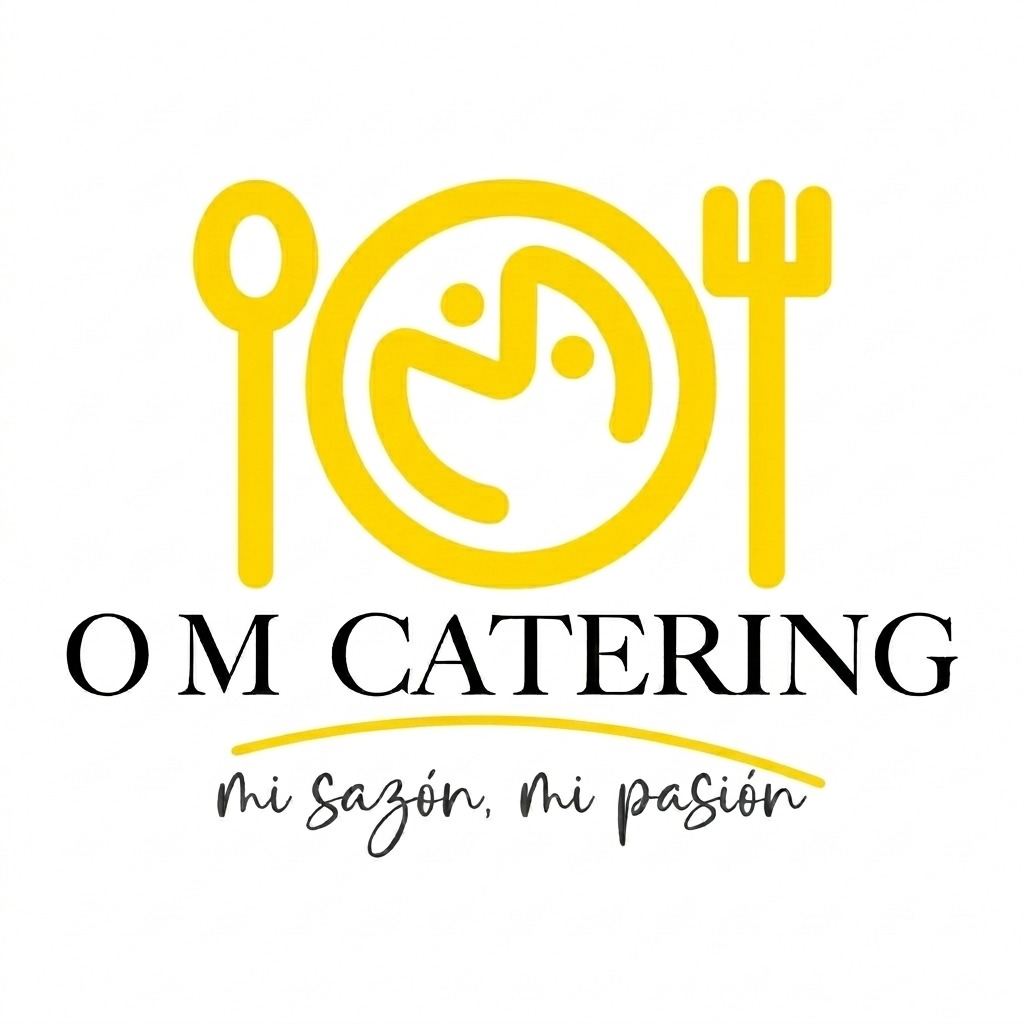 Identidad visual de O M Catering